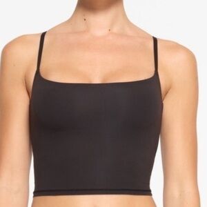 New Skims Fits Everybody Cropped Cami Black Onyx Size Medium